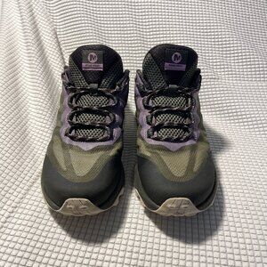 Merrell Women 10 Moab Speed Black Vibram Sole Trail Running Hiking Shoes J125408